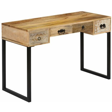 Escritorio de madera maciza de mango