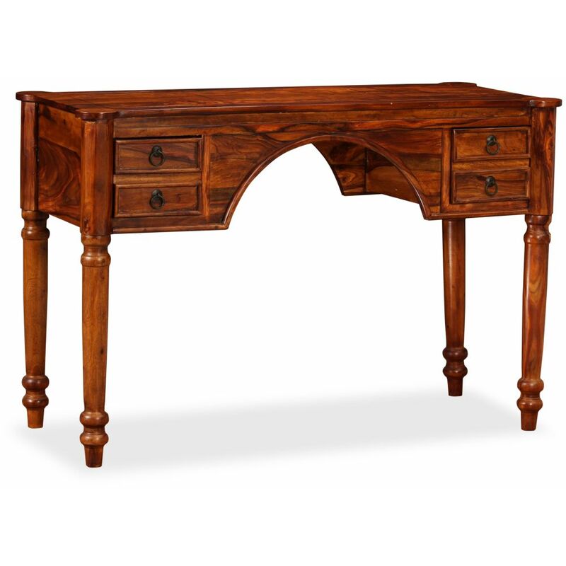 

Escritorio de madera maciza de sheesham 115x50x76 cm
