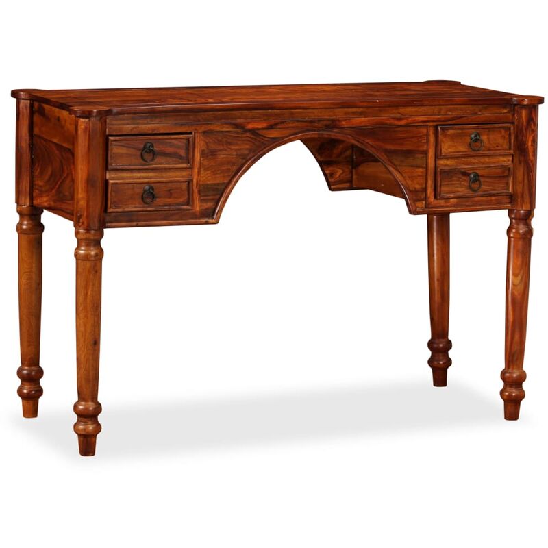 

Escritorio de madera maciza de sheesham 115x50x76 cm - Marrón
