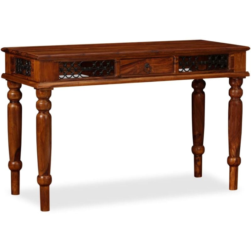

Escritorio de madera maciza de sheesham 120x50x76 cm - Marrón - Vidaxl