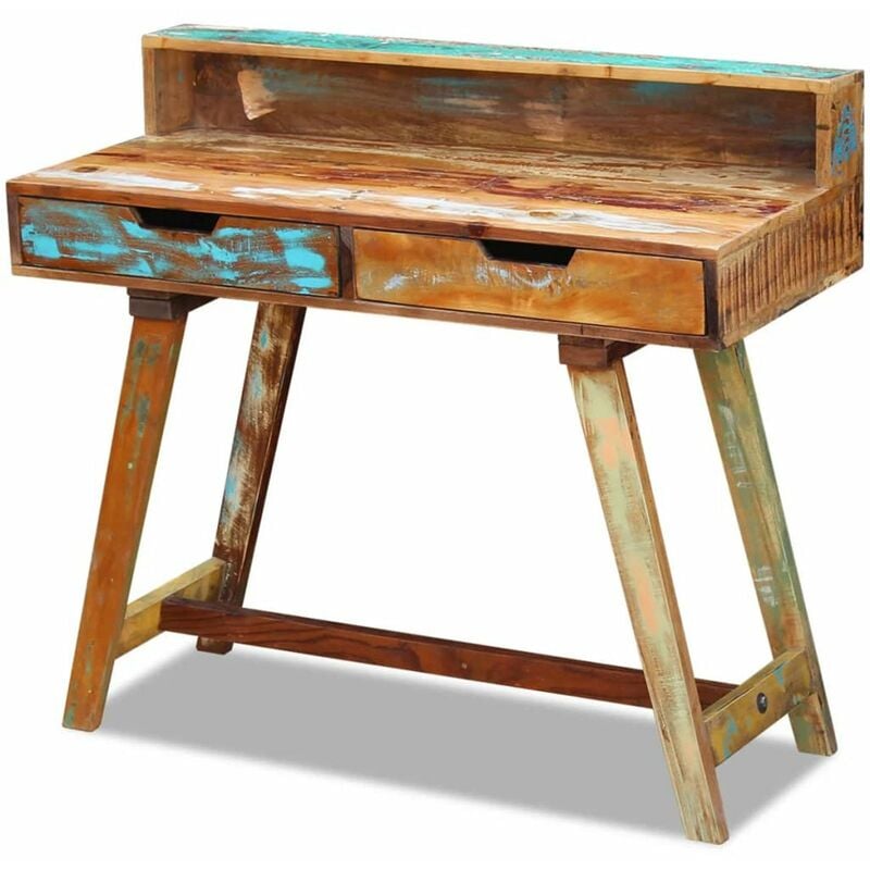 

Escritorio de madera maciza reciclada