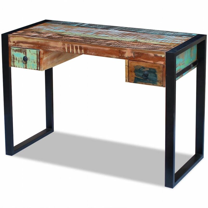

Escritorio de madera maciza reciclada