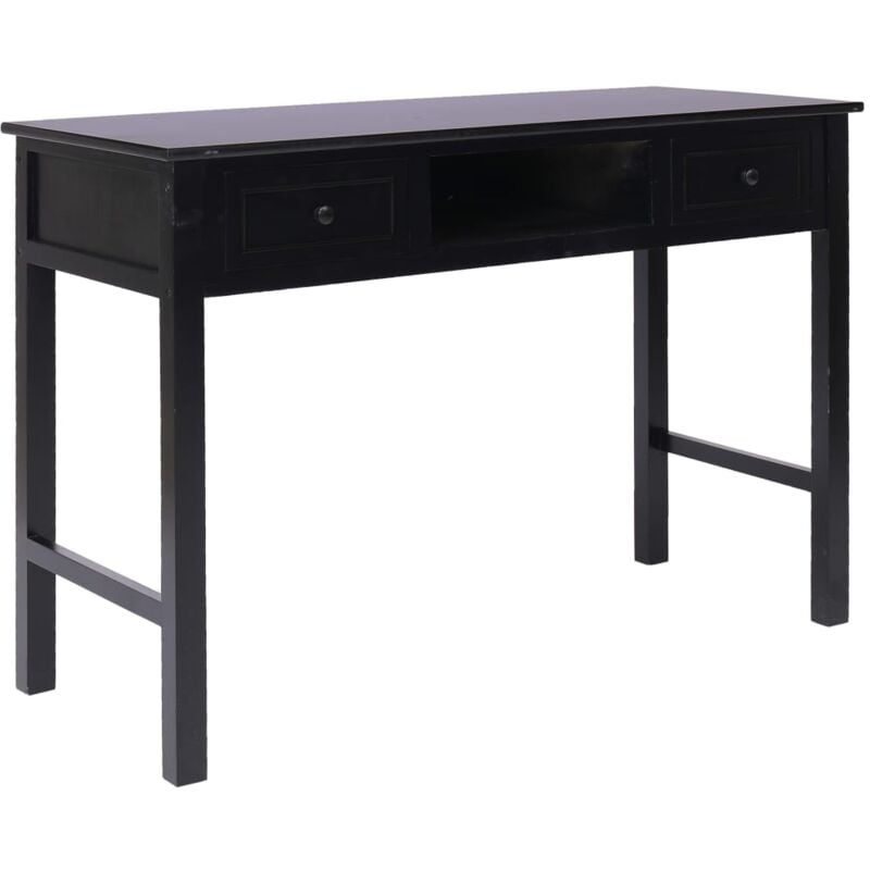 

Madera Escritorio 110x45x76 cm Negro - Negro - Vidaxl