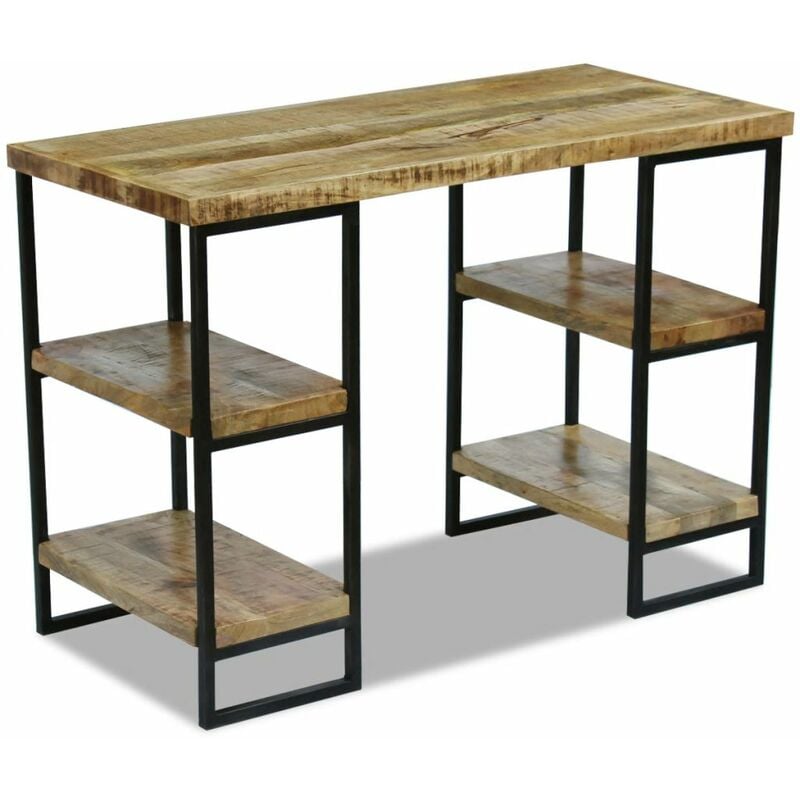 

Escritorio de oficina madera de mango 110x50x76 cm