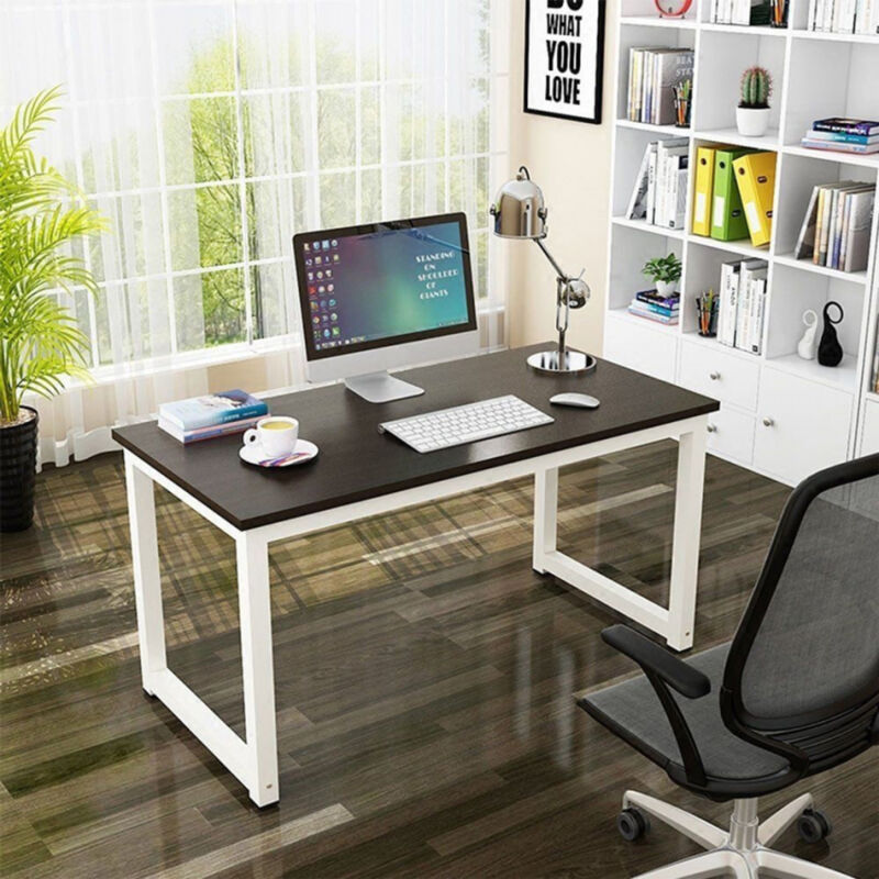 

Office24 - Escritorio de oficina rectangular diseño moderno metal 120x60 Louisville