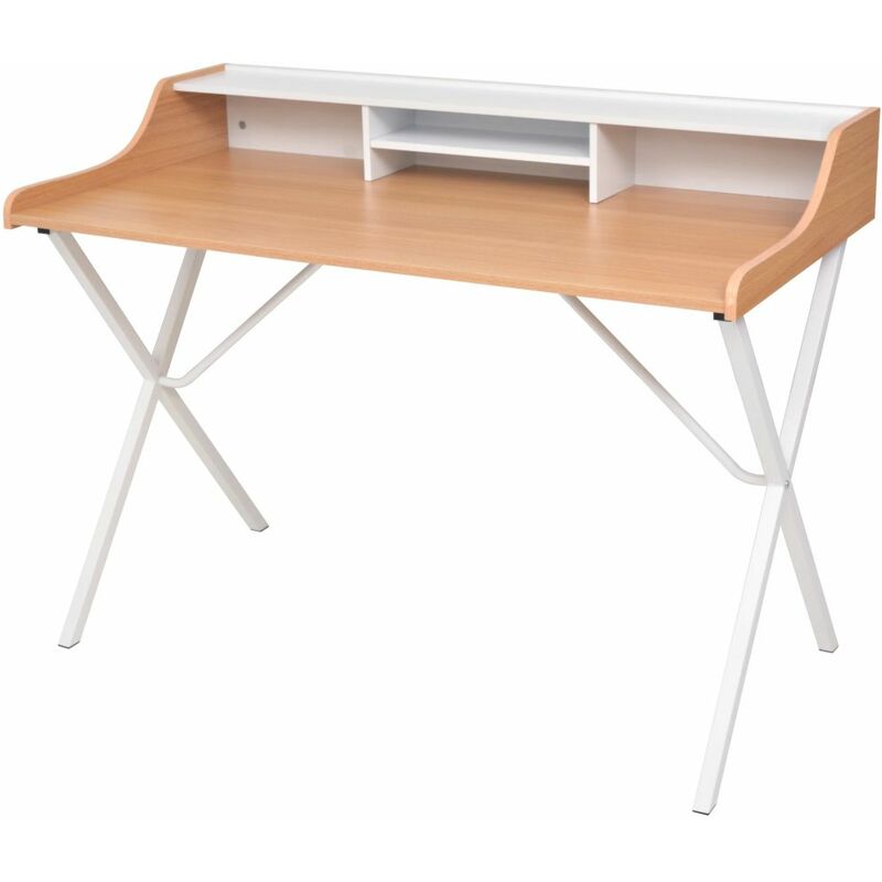 

Escritorio de ordenador de madera natural