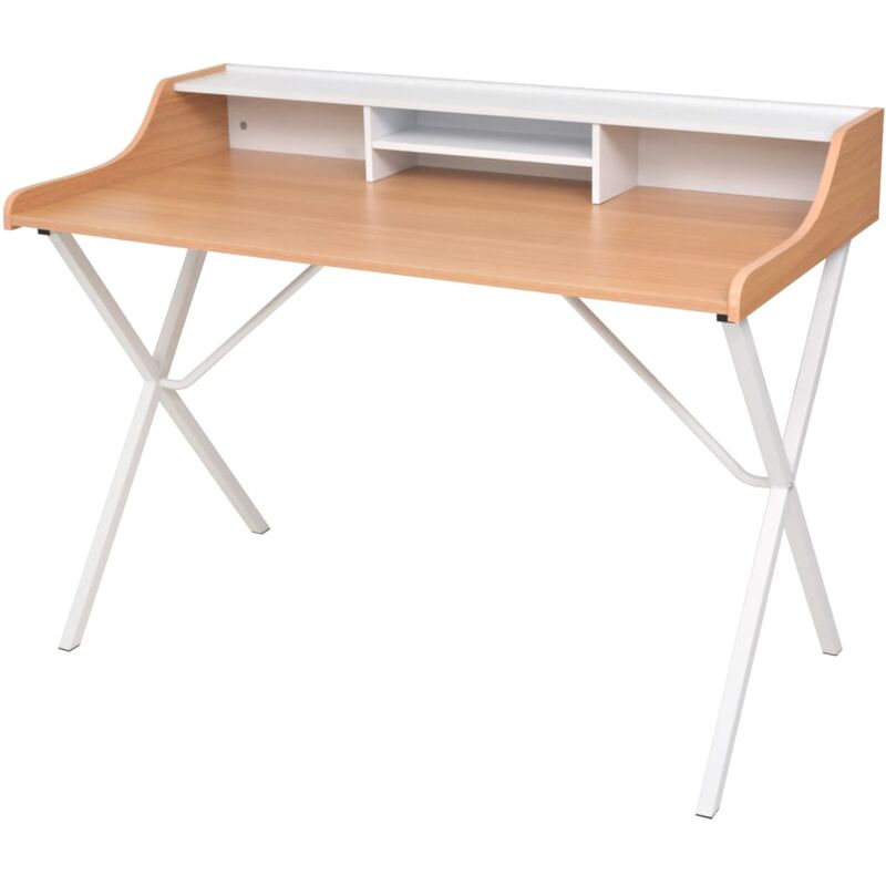

Escritorio de ordenador de madera natural
