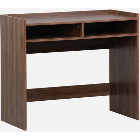Escritorio decorativo de madera con 2 compartimentos