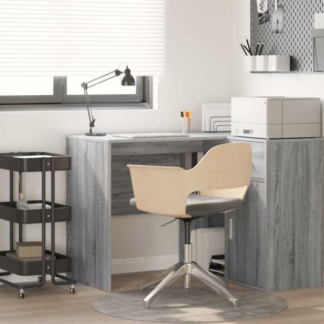 Escritorio Gris  102 x 50 x 75 cm Madera contrachapada
