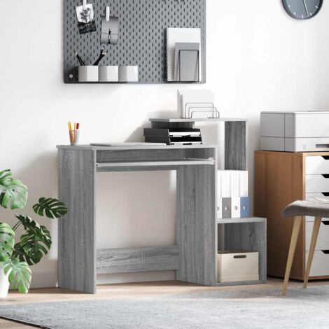 Escritorio Gris  106 x 40 x 88.5 cm Madera contrachapada