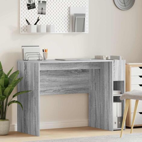 Escritorio Gris  109 x 50 x 78 cm Madera de ingeniería