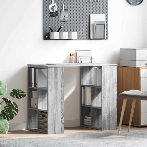 Escritorio Gris 90 x 50 x 75 cm Madera contrachapada