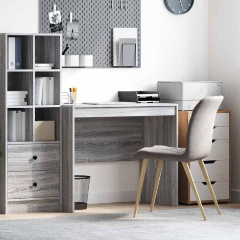 Escritorio Gris  90 x 50 x 76 cm Madera contrachapada