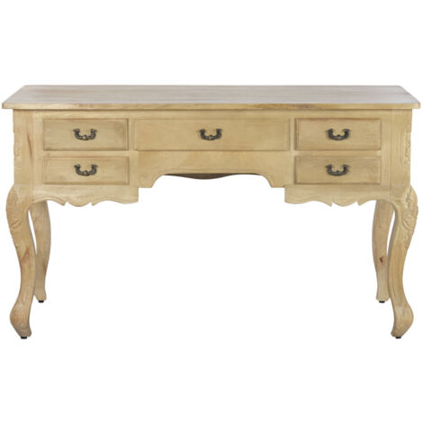 Escritorio Madera Maciza 133X68X75 Decape Natural