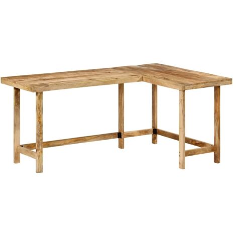 Escritorio madera maciza mango 165x110x75 cm