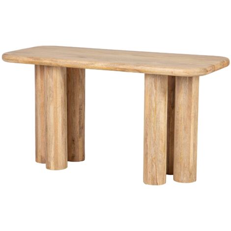 Escritorio Madera Mango Marron Felo 140X60X75 Cm