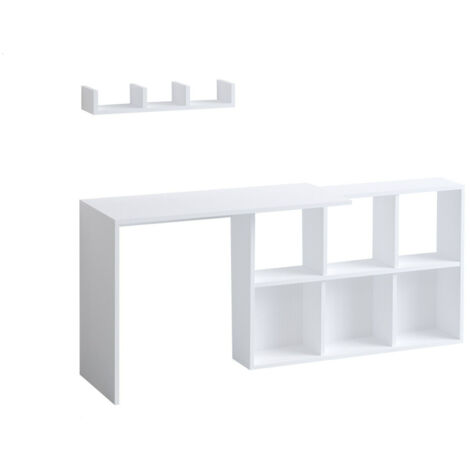 Escritorio, mesa de trabajo, mesa de oficina Desk Blanco Roble