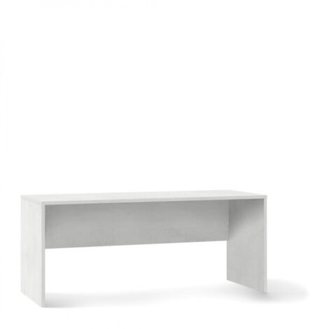 Escritorio moderno en madera Óxido Blanco 180x69x h76 cm