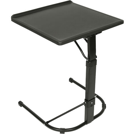 Escritorio para Computadora Portátil,  Altura Ajustable, Mesa de Ordenador Plegable Mesa Auxiliar