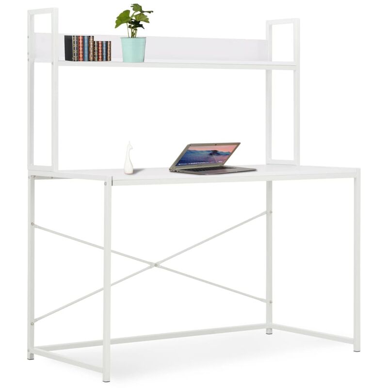

Escritorio para ordenador blanco 120x60x138 cm
