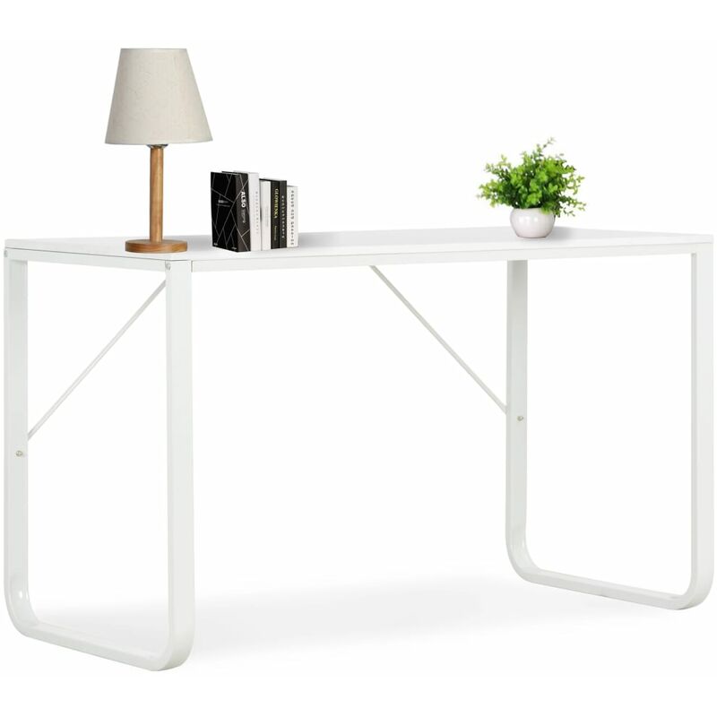 

Escritorio para ordenador blanco 120x60x73 cm - Blanco
