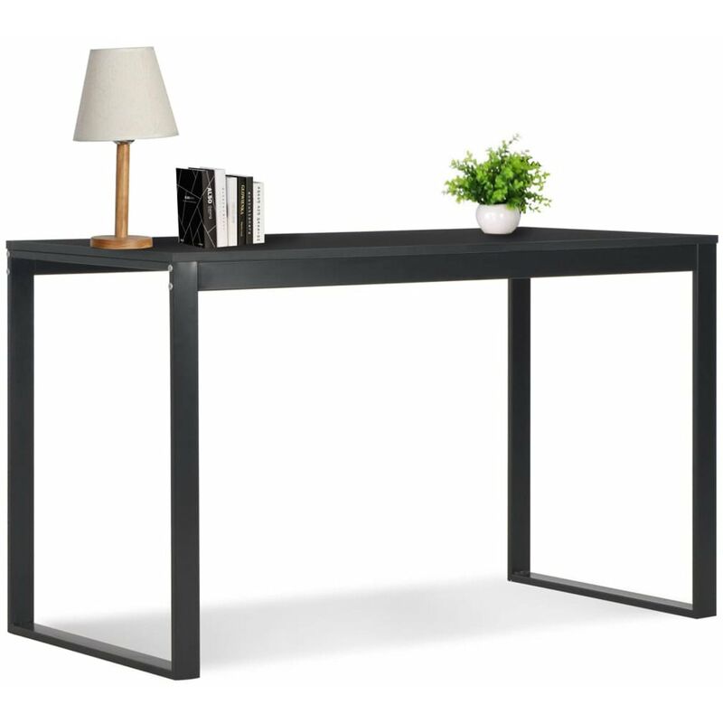 

Escritorio para ordenador negro 120x60x70 cm
