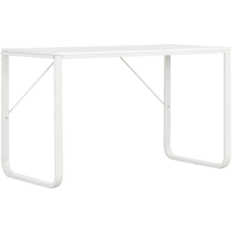 

vidaXL Escritorio para Ordenador 120x60x73 cm Blanco - Blanco