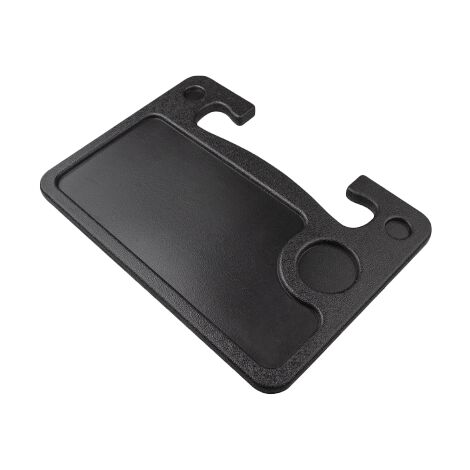 Escritorio para volante de coche GroupM, escritorio de viaje para coche, gancho para alimentos en la bandeja del volante, se adapta a la mayoría de los volantes de vehículos