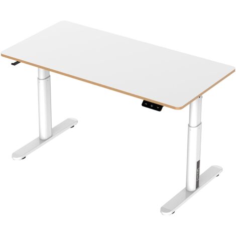 Escritorio puesto de trabajo mesa eléctrica con altura regulable para niños ringe 120 x 60 cm blanco 030006663