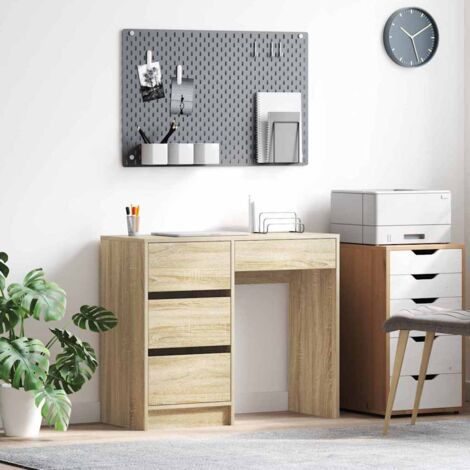Escritorio Roble 90 x 37.5 x 75 cm Madera contrachapada