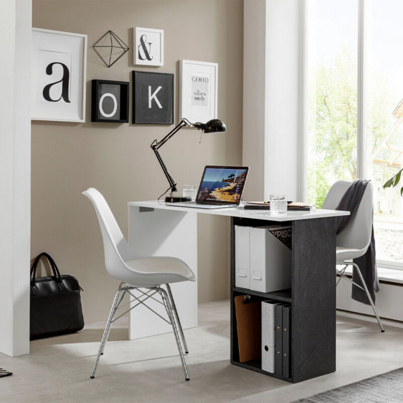 

Escritorio smart working 110 x 50 cm oficina casa diseño moderno Conti Ardesia
