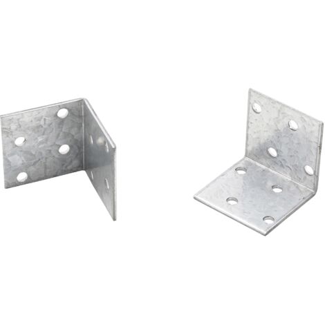 Escuadra  40 x 40 x 40 x 2 mm  paquete ahorro  50 piezas