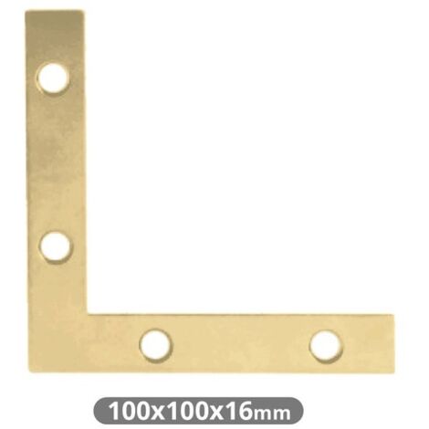 Escuadra alineacion 100x100x16mm bricomatado GSC 003802730