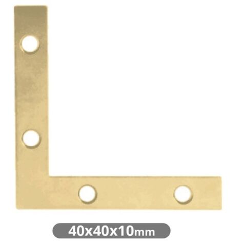 Escuadra alineacion 40x40x10mm bricomatado GSC 003802727