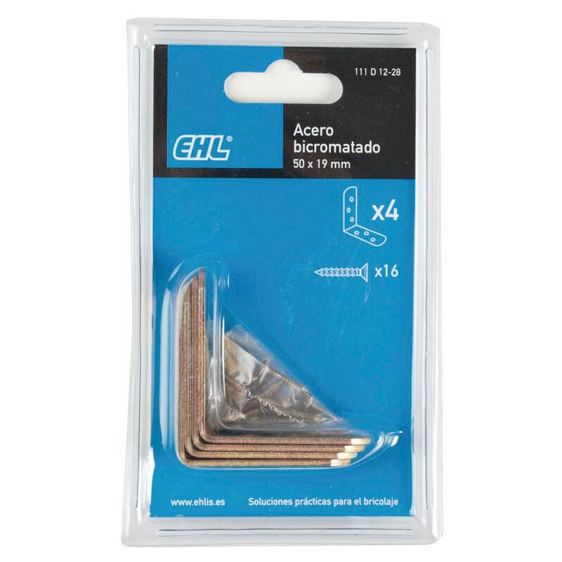 

Escuadra Angulo Bicr. 30Mm 4 Uds. - Ehl