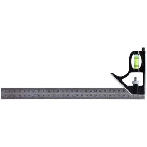 Escuadra combinada de 300 mm, 12 unidades - Kit de escuadra combinada ajustable para ingenieros, regla de ángulo recto, escuadra de ingenieros GD para ingenieros, carpintería de bricolaje