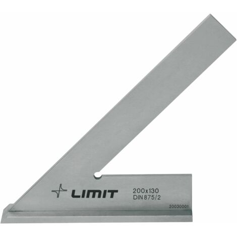 ESCUADRA CON ALA ANGULAR 45º - 200X130MM LIMIT 279840300