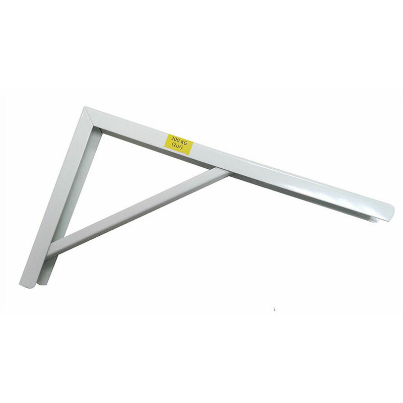 

Escuadra de acero blanco robusto 20x30cm - Fepre