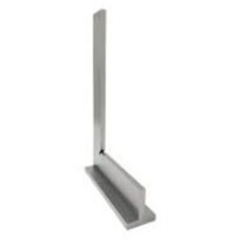 ESCUADRA DE ACERO DE SECCION REDUCIDA, ZINCADA CON SOMBRERO 400X230MM - ACHA