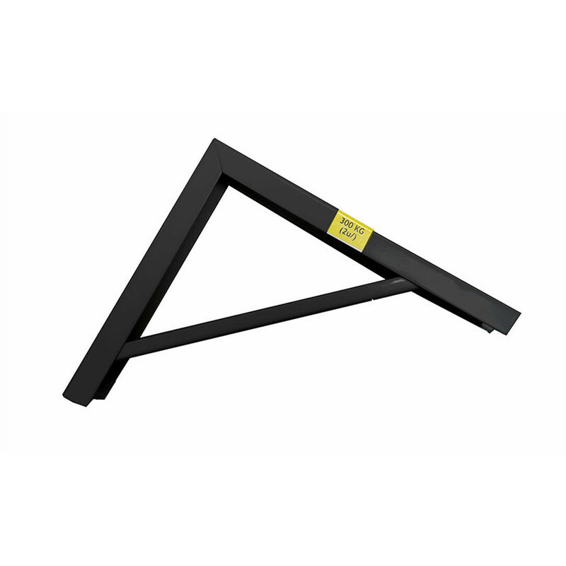 

Escuadra de acero negro robusto 18x20cm - Fepre