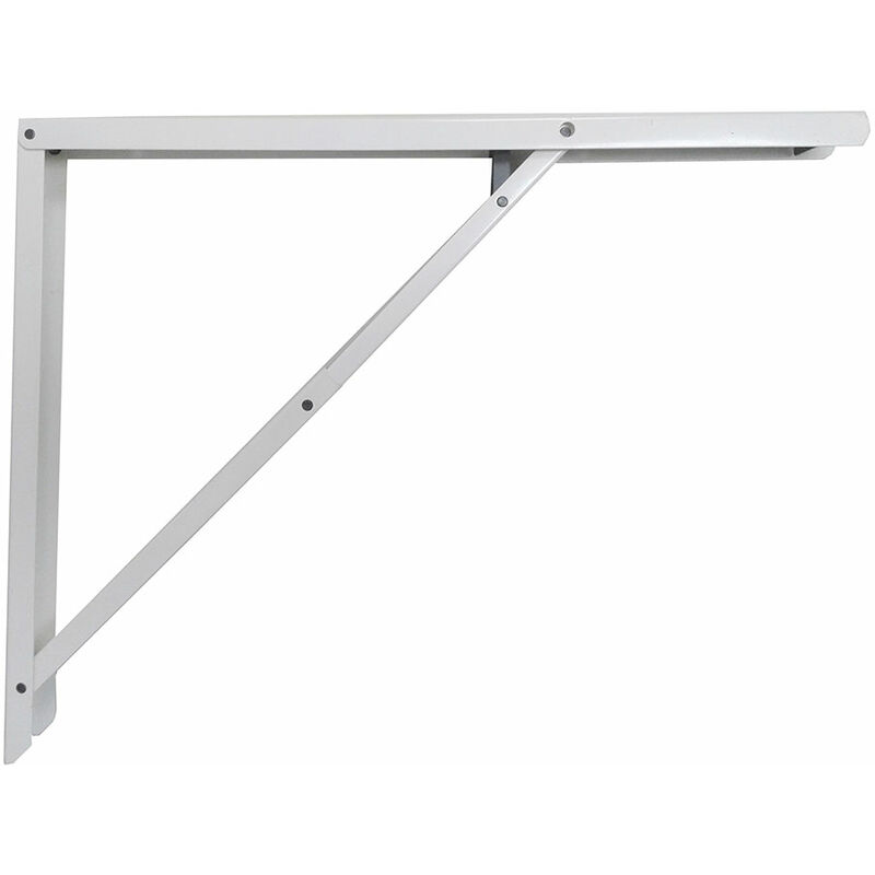 

Escuadra de acero plegable abat-plan blanco 40x52cm - Fepre