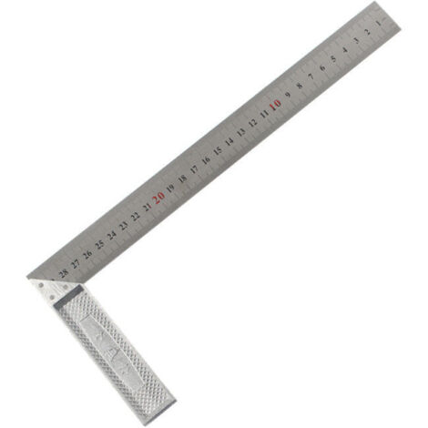 Escuadra de carpintero de acero inoxidable de 300 mm