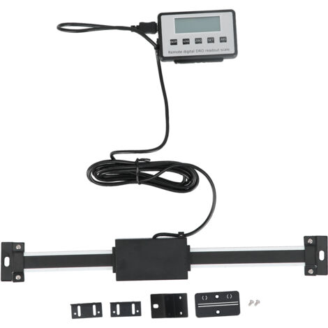 Escuadra digital para máquinas herramienta (0-200 mm) - Escalas lineales métricas/imperiales con pantalla digital para torno, magnética y de alta precisión (0,01 mm)