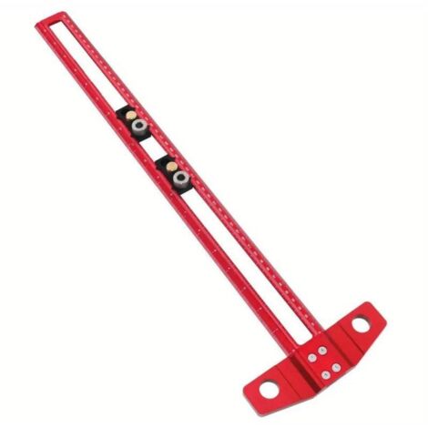 Escuadra en T de precisión de aluminio de 500 mm