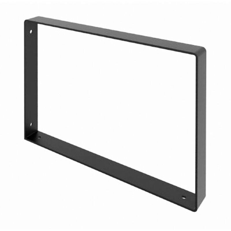 

Escuadra industrial rectangular de metal negro Medidas 31X21CM