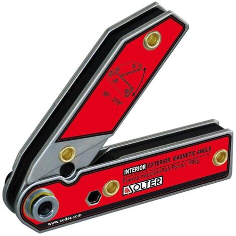 ESCUADRA MAGNET ADJ 30Âº MAS DE 270Âº - SOLTER