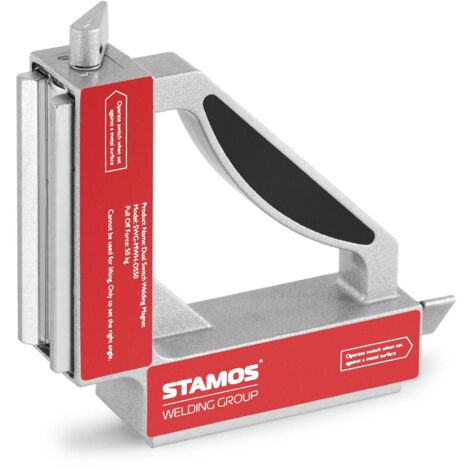 Escuadra Magnética para Soldar Ángulo de Soldadura 50 kg 90° - Negro, Rojo, Blanco