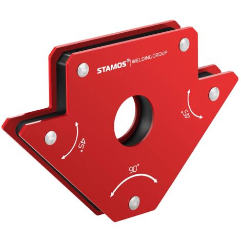 Escuadra magnética para soldar - set de 2 piezas - 11,5 x 8,3 x 1,4 cm