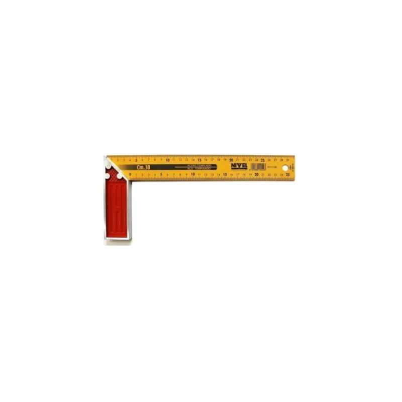 

Escuadra Medicion Carpintero 300Mm Aluminio - Nivel