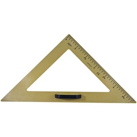 Escuadra para encerado faibo plastico imitacion madera 50 cm